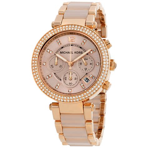 michael kors parker watch rose gold mk5896|michael kors parker.